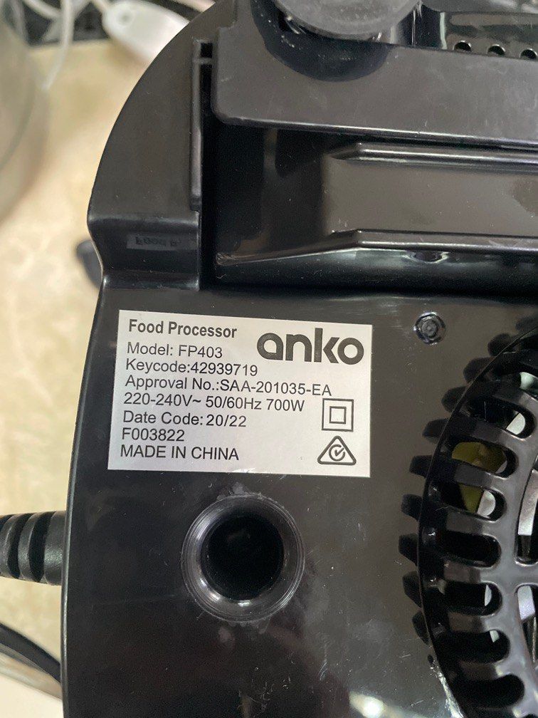 Anko 2L Food Processor FP403, TV & Home Appliances, Kitchen Appliances