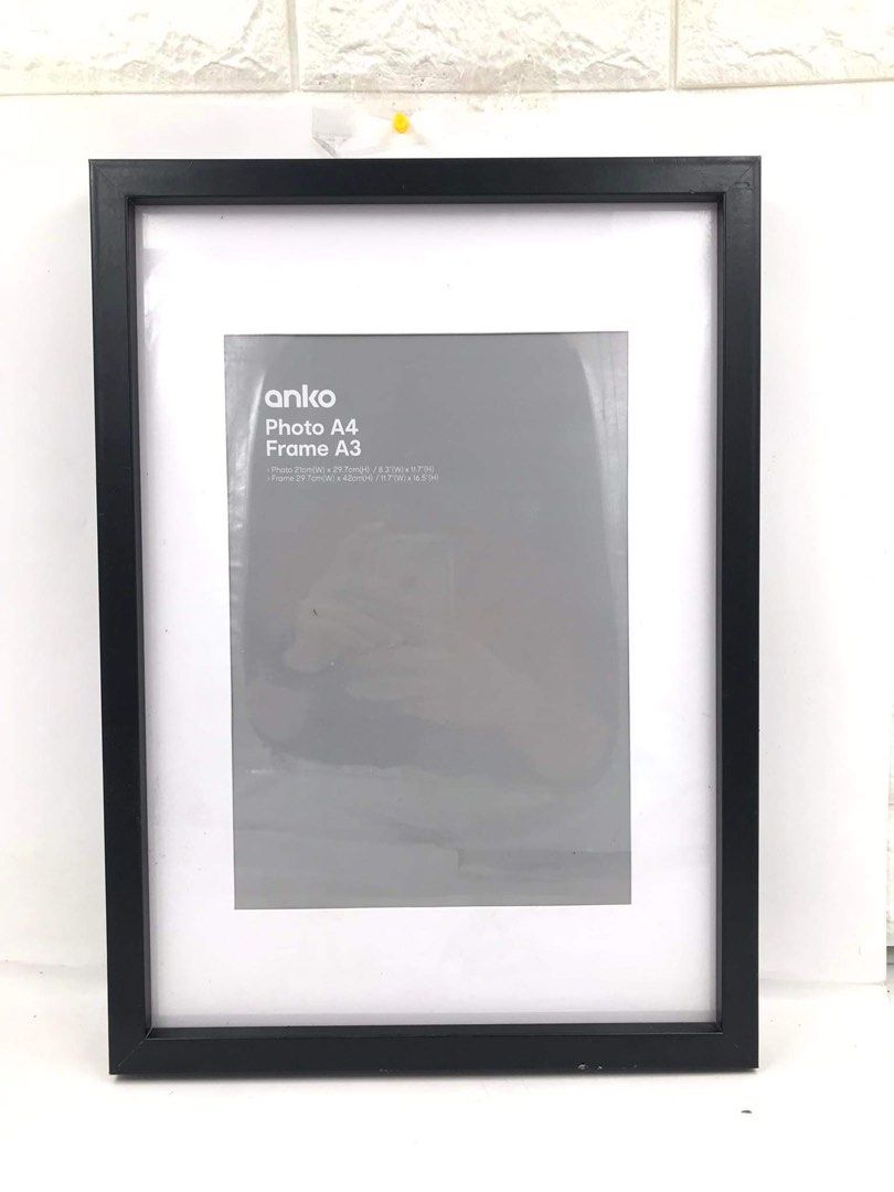 ANKO A4 & A3 Photo Frame, Furniture & Home Living, Home Decor, Other