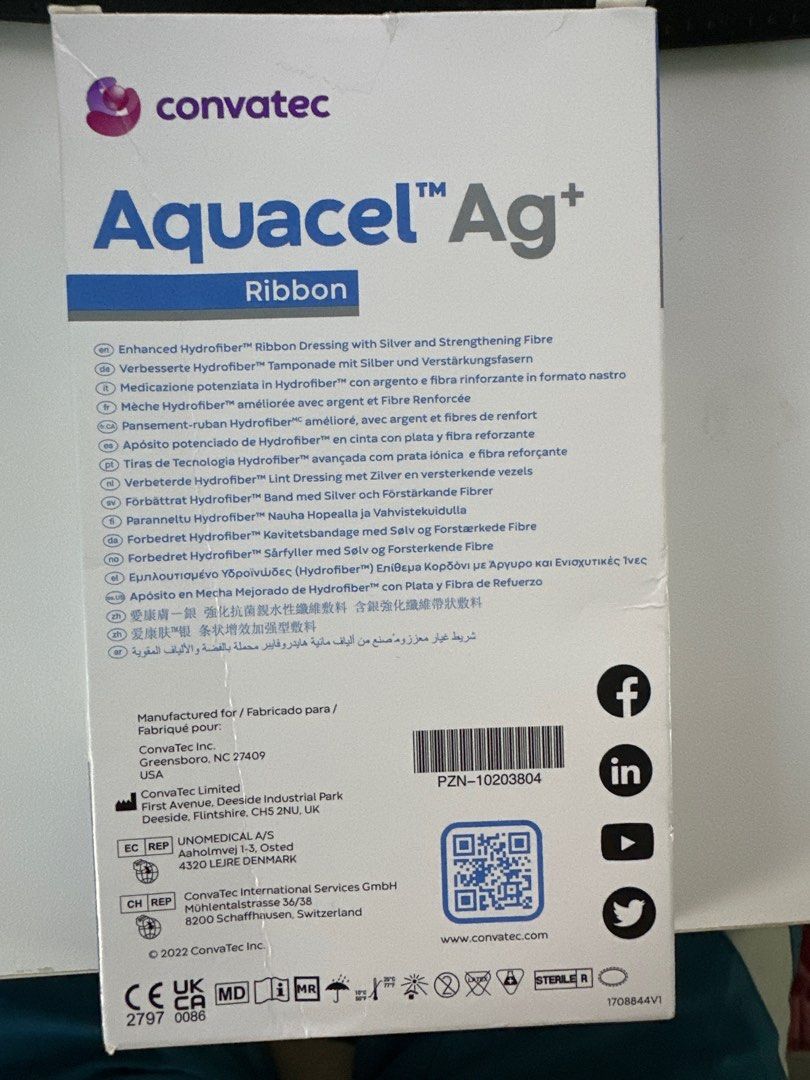 Dressings - Aquacel Extra & Aquacel Ribbon - 8 Sizes