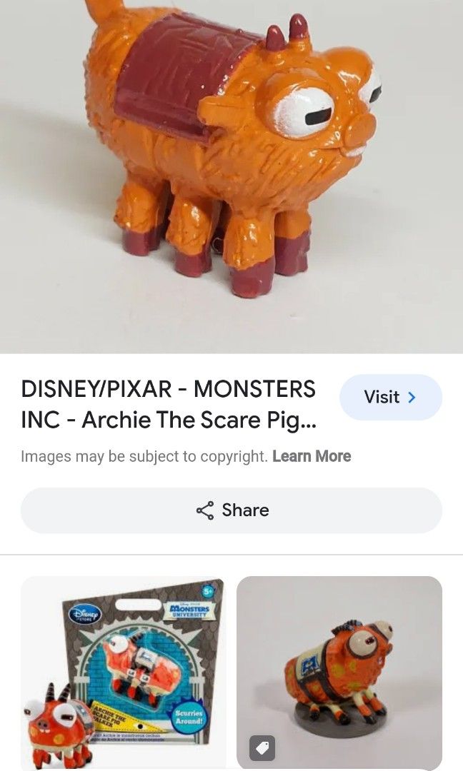 Archie the scare pig plush cheap