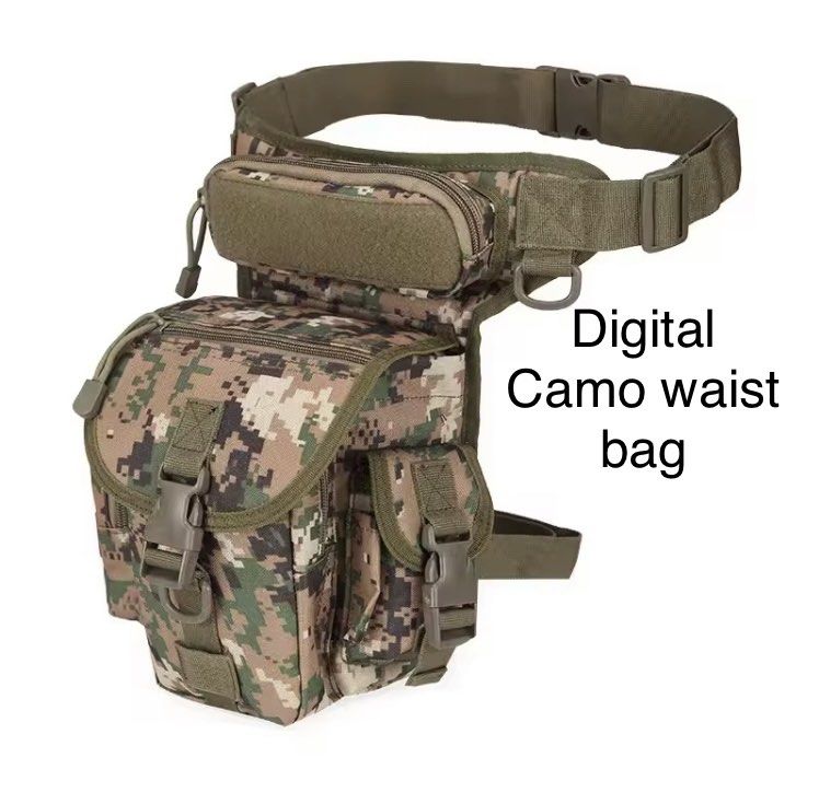 Army Waist bag, Tactical military waist/ thigh bag, motorcyclist waist/ leg bag. (Pls read my