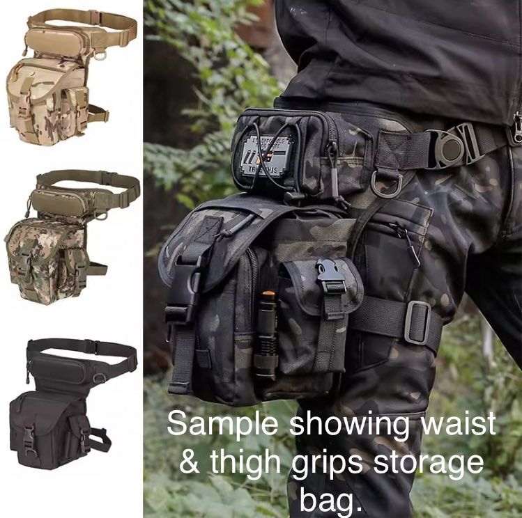 Military Waist bag Tactical military waist thigh bag motorcyclist waist leg bag. Pls read my list details for your requirement