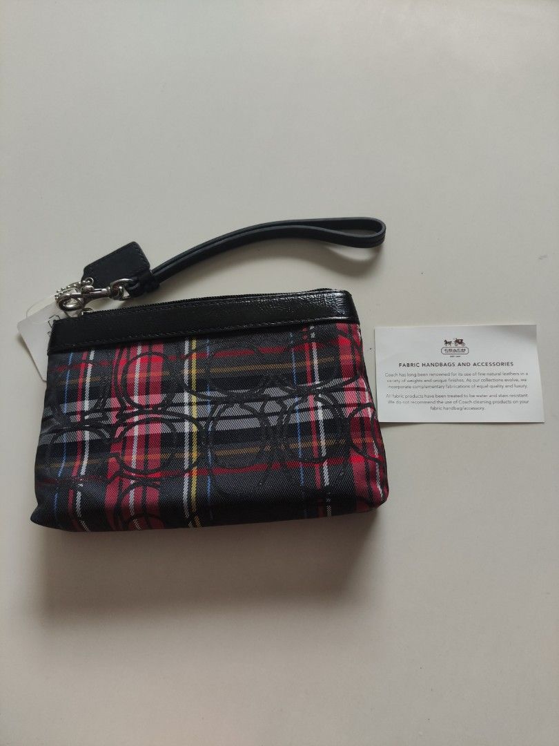 Vintage Coach Accessory Pouch Signature Authentic Vintage