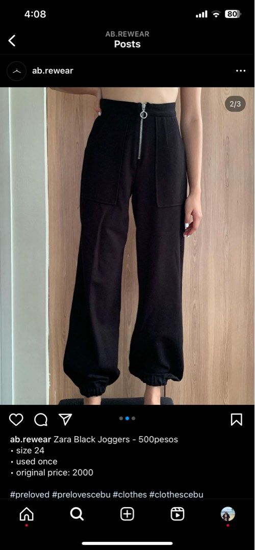 Black Joggers - Women's Fashion