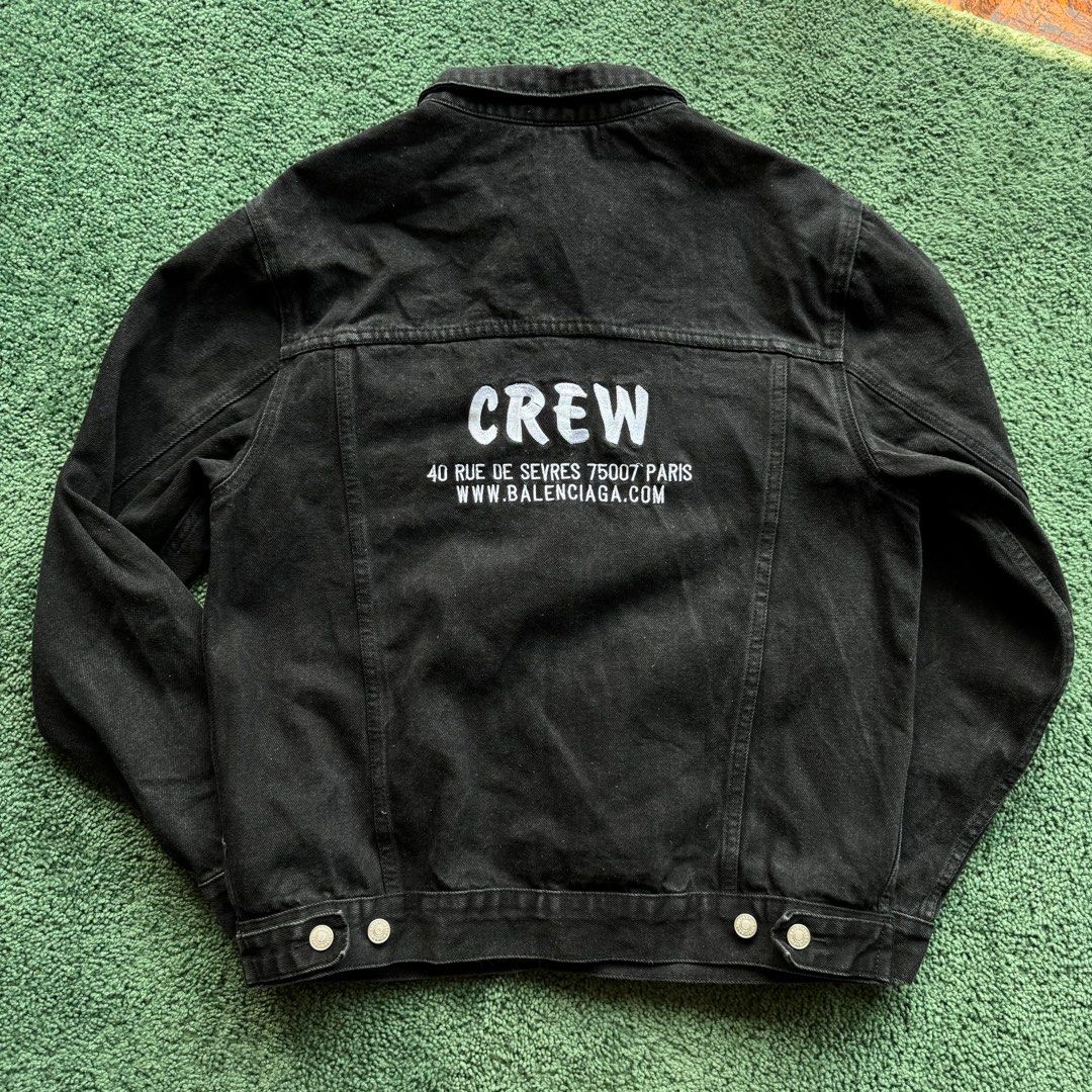 balenciaga crew jacket