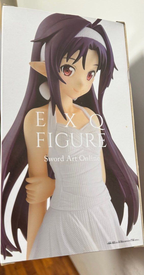 Banpresto Japan Sword Art Online Exq Figure Yuki (Category: Toy Figures) located in Singapore. Submitted by jimmy2015 (Listing ID 1278072990, Image 3). Description: Banpresto Japan Sword Art Online Exq Figure Yuki From Banpresto Japan comes the Sword Art Online Exq Figure Yuki Prize! This limited edition figure is based on the character Yuki Asuna from the popular Sword Art Online anime series. The figure is highly detailed and features Yuki in h