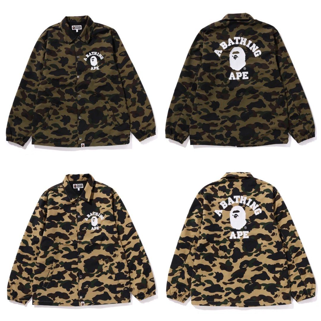 Bape coach jacket camo 2025