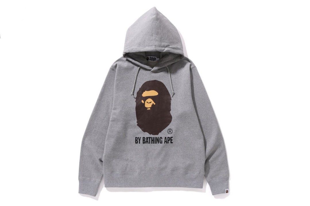 BAPE BY BATHING APE RELAXED PULLOVER HOODIE Men s Fashion Tops