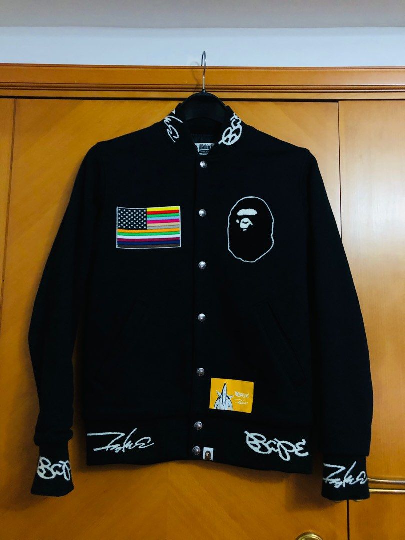 BAPE made in Japan cross over quilted jacket size M