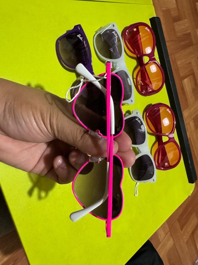 Barbie Sunglasses for Kids (Category: Sunglasses & Eyewear) located in Manila. Submitted by tanjohnrn (Listing ID 1277930307, Image 3). Description: Decluttering my things this 2024 *Price listed per piece C- SOLD Unused and New Condition Original- purchased at Ideal Vision Inclusion: Ideal Vision Generic Pouch Case МОР: Gcash BPI Shipping only via: Grab/Lalamove/Angkas Shipping Fee to be shouldered by the buyer. For NCR buyers only. Cannot so sh
