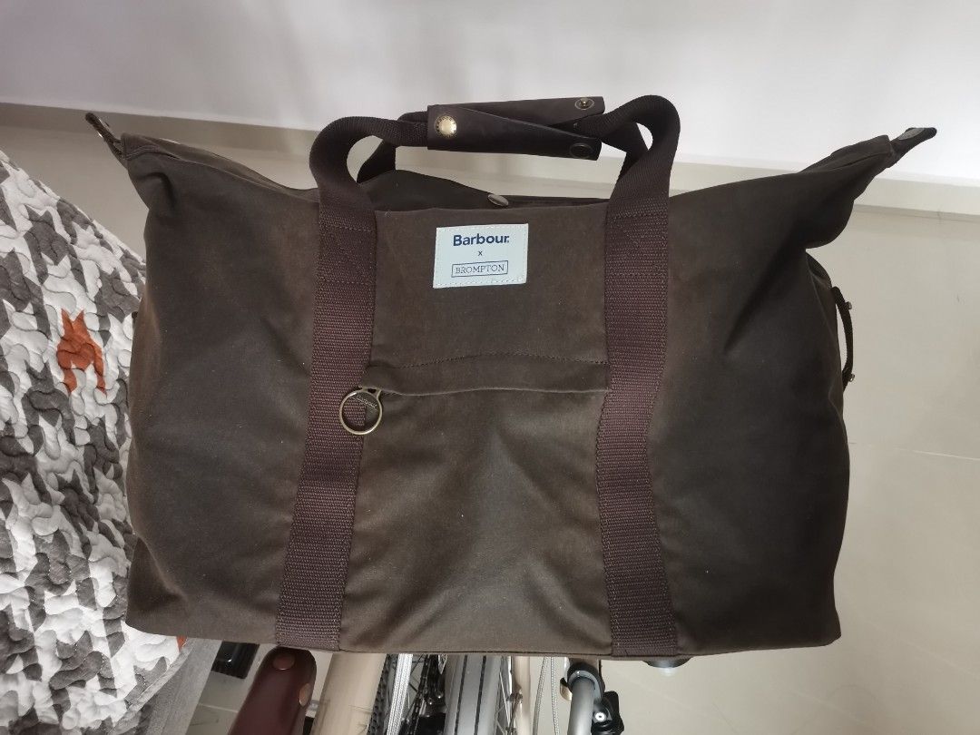 Barbour eadan cheap holdall grey