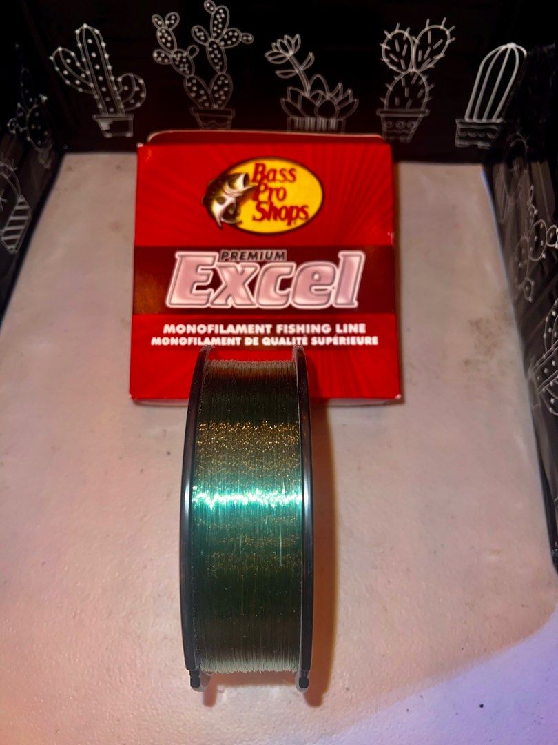 Bass Pro Shops Premium Excel Fishing Line (20lbs), Sports Equipment, Fishing  on Carousell
