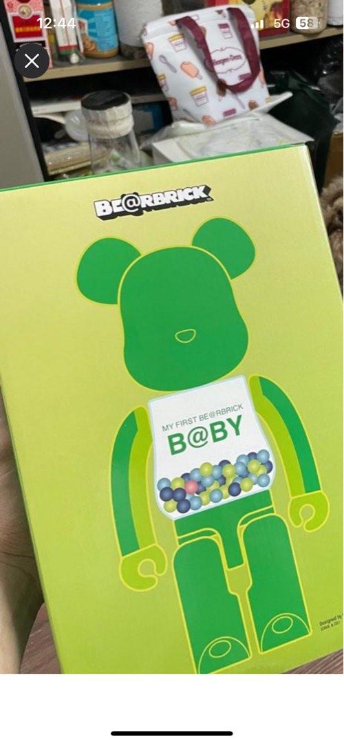 Bearbrick my first baby macau 2022 1000%, 興趣及遊戲, 玩具& 遊戲類- Carousell