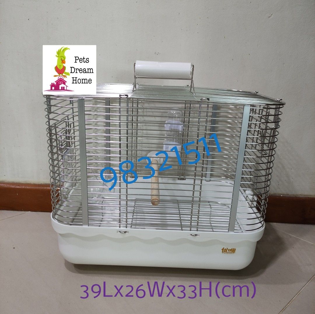 Stainless Steel Bird Carrier Pet Supplies Homes Other Pet