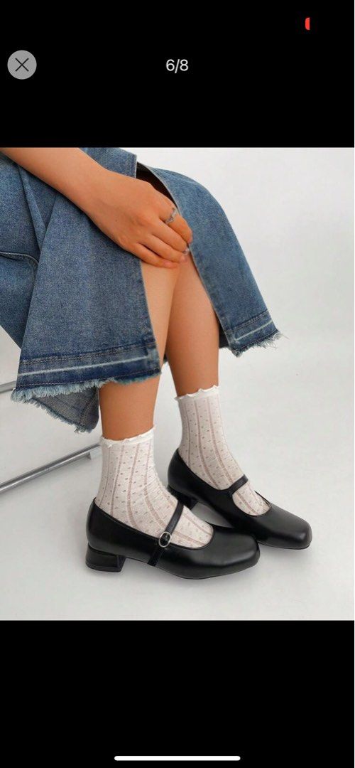 All black discount mary jane shoes