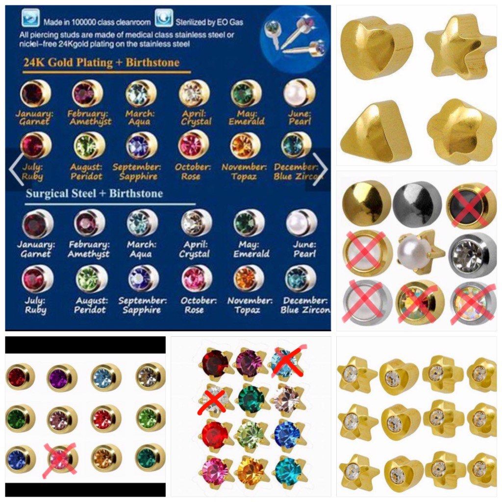 BNIB Authentic STUDEX EARRINGS Women s Fashion Jewelry