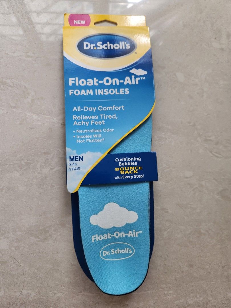 Air insole clearance