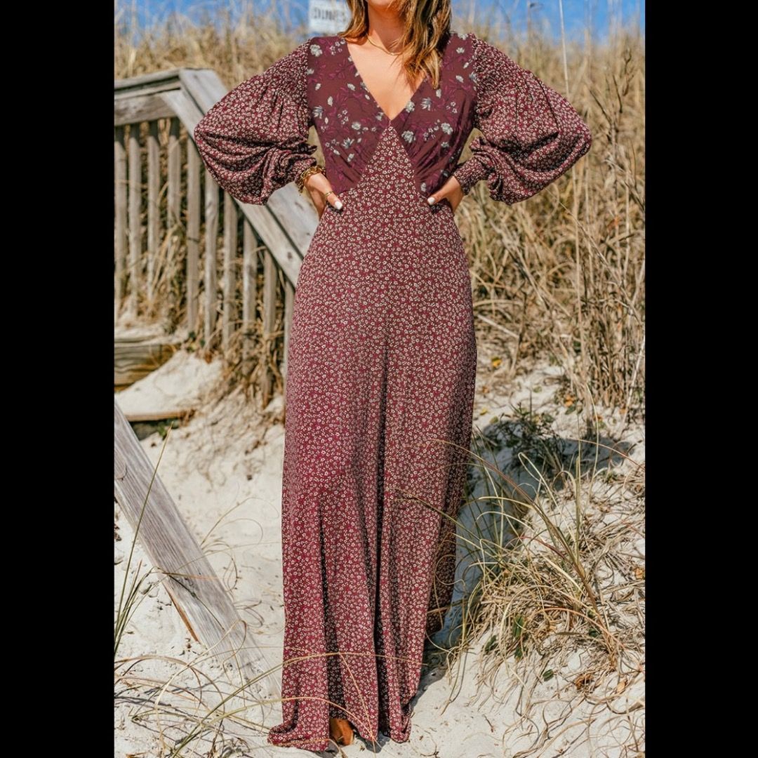 Free people hotsell boho maxi dress