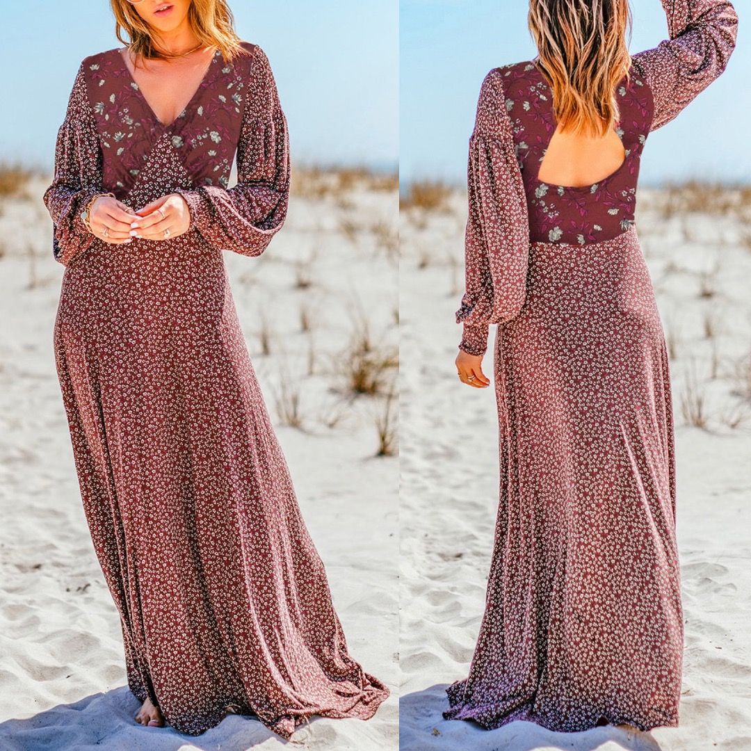 Free people bare it all maxi dress online