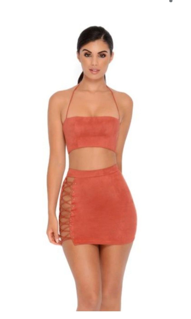 open lace back dress Satin Off-Shoulder Draped Mini Dress in True Red - 2 main image 0