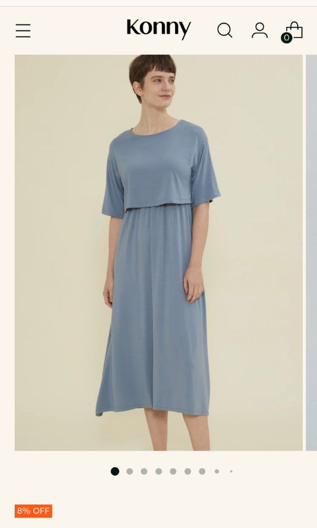 Double layer nursing dress new arrivals