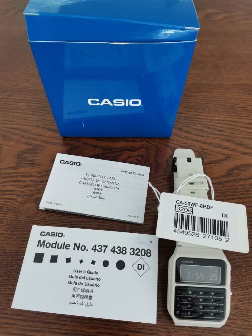Casio watch original box online