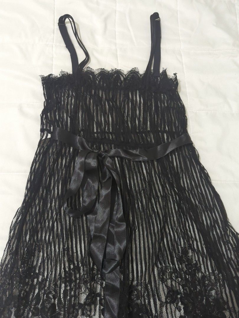 Tank top black lace - Cadolle