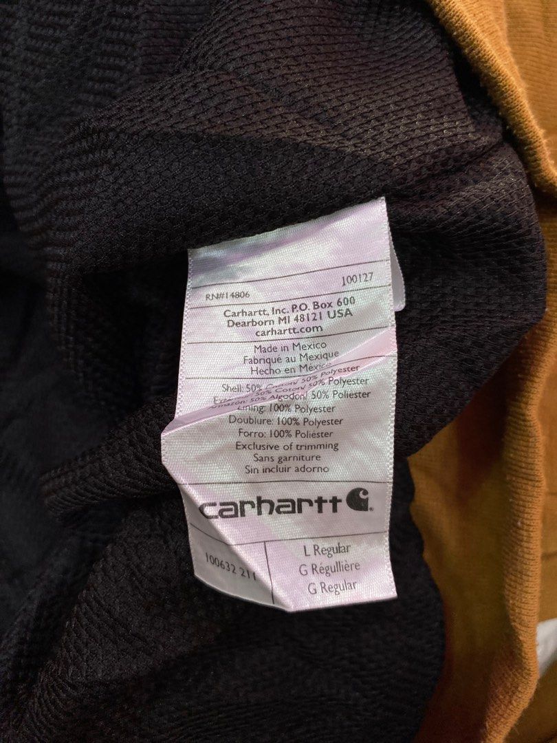 Carhartt Sweatshirts: Men's Brown 100632 211 Water Repellent Hooded  Sweatshirt