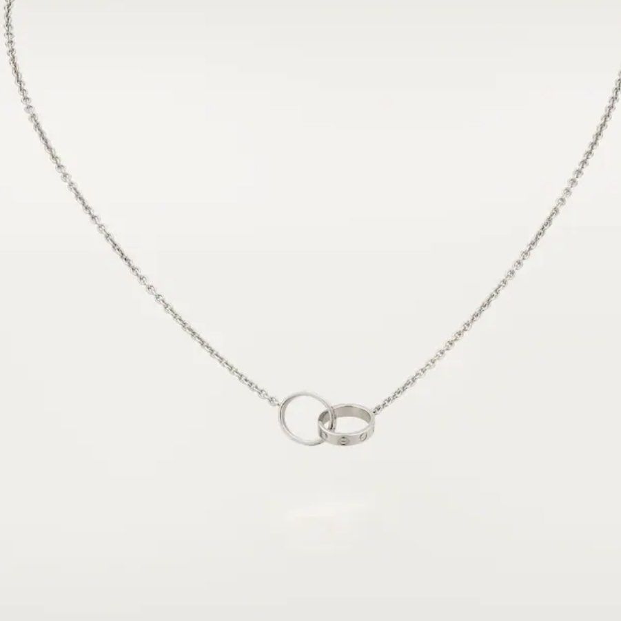 Cartier white gold chain sale