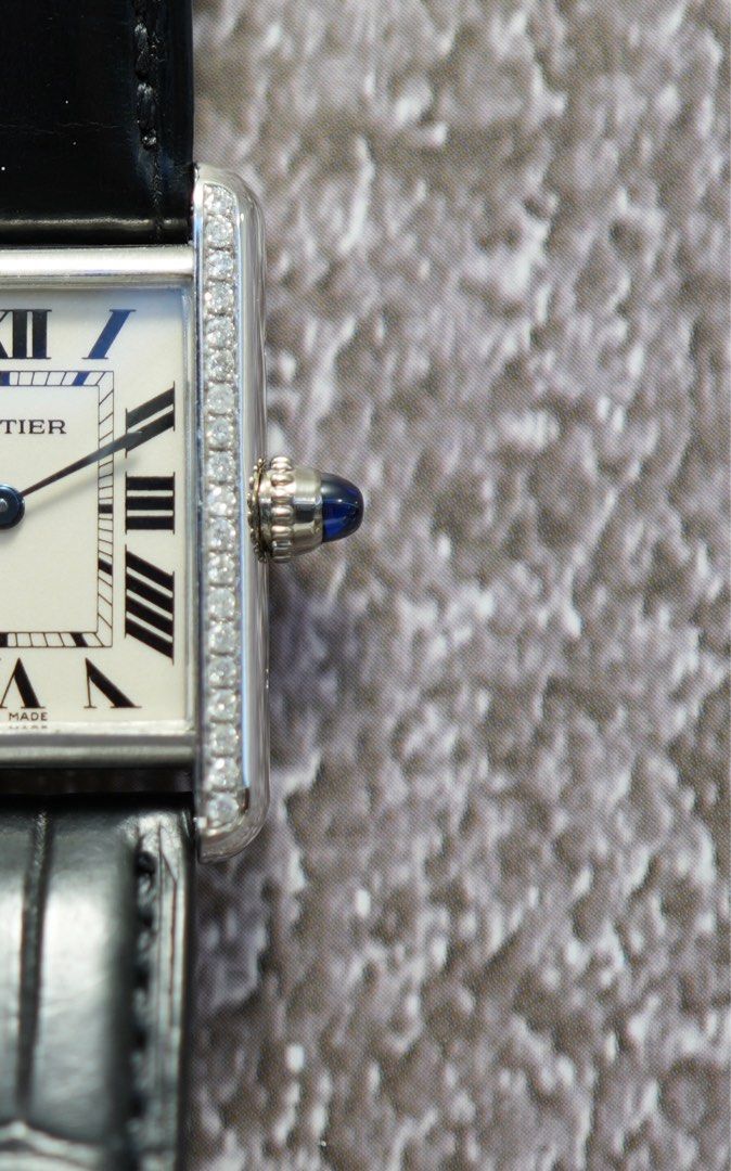 Cartier tank louis new arrivals white gold