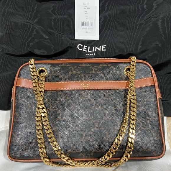 Celine medium patapans in triomphe canvas outlet