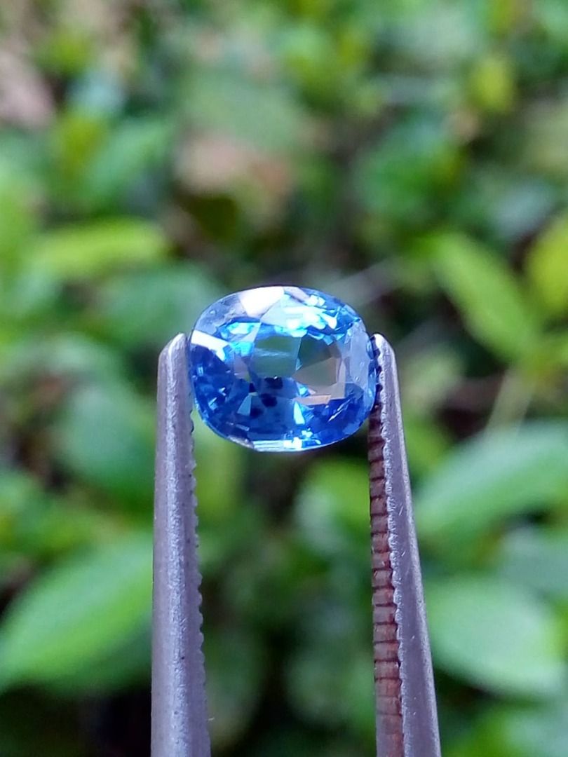 Certified Ceylon Sri Lanka Cornflower Blue Blue Sapphire
