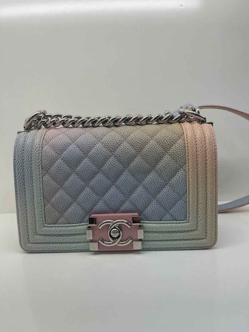 Chanel Boy rainbow boy Small, Women's Fashion, Bags
