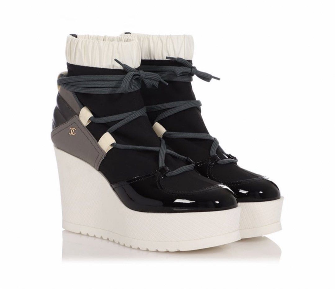Chanel sales platform boots