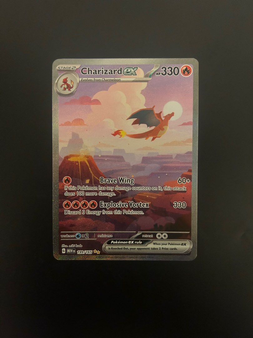 Charizard ex 199/165 pokemon 151 , Hobbies & Toys, Toys & Games on ...