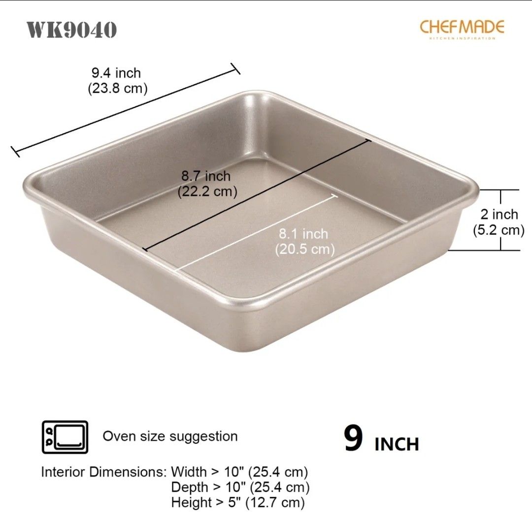 10 Inch Square Square Cake Tin Sizes 10 Inch Rectangular Cake Tray