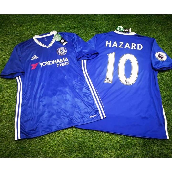 Chelsea 16-17 season Eden Hazard Fabregas Kante Retro Jersey