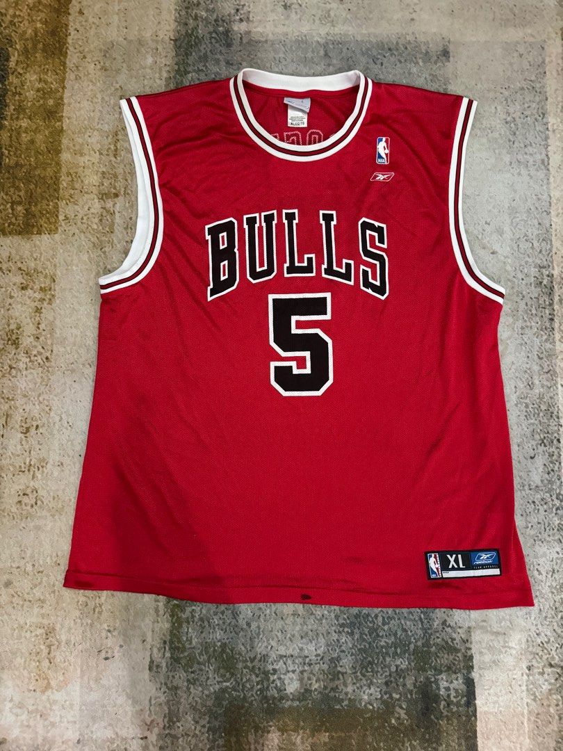 Adidas bulls cheap rose jersey