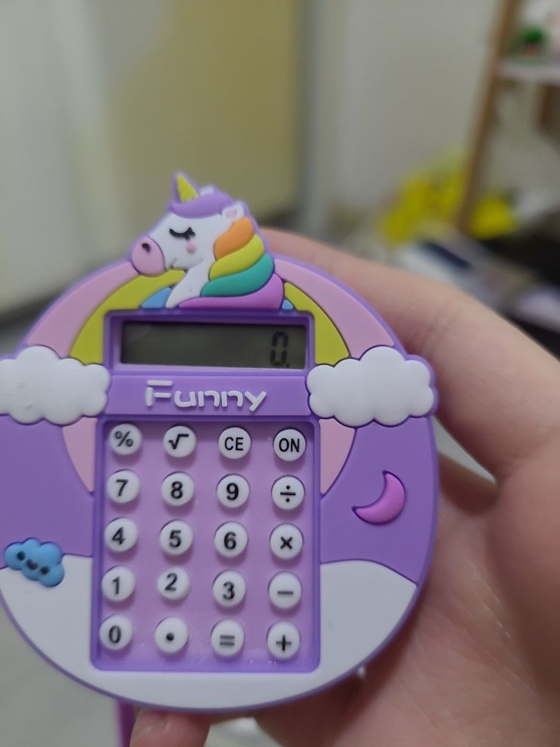 Mini discount calculator keychain