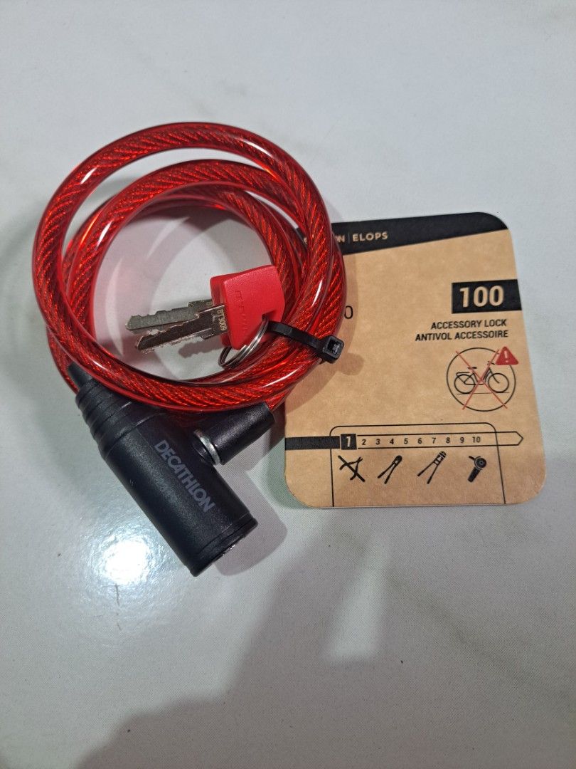 Decathlon bike outlet lock 100