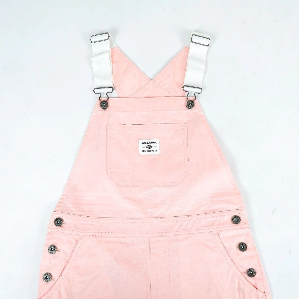 Dickies pink overall dress top