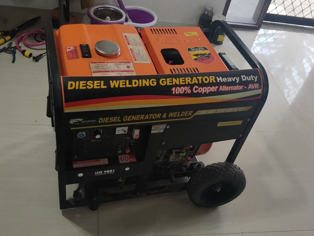 Diesel 7.5kva 2in1 generator and welding, Furniture & Home Living, Home ...