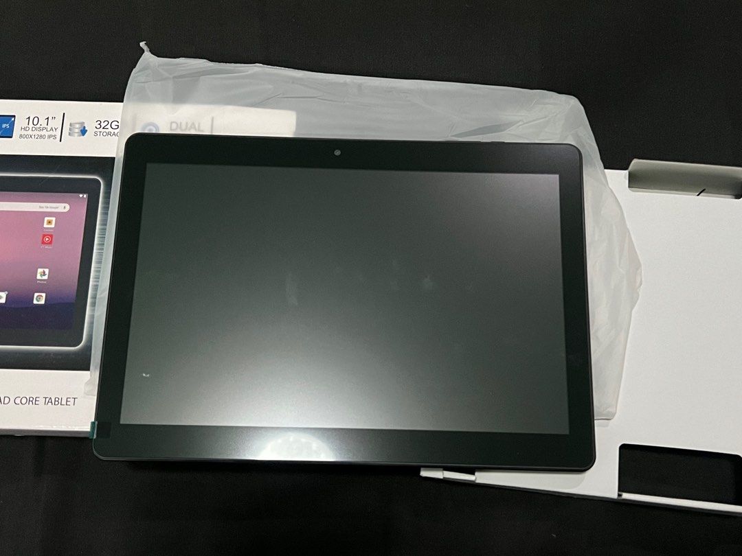 Digiland Android Tablet 10.1 inch display (Category: Android) located in Quezon City. Submitted by jdaf28 (Listing ID 1278044170, Image 2). Description: For sale brand new Android Tablet Rfs: extra ng mga bata and then never mabuksan at nagamit Bought last year galing US Specs: -Android 10.0 operatinf system - 10.1 inch screen 1280 x 800 resolution - 2GB internal storage but can put up to 32GB micro SD card - Quad core processor - Dual Camera in 