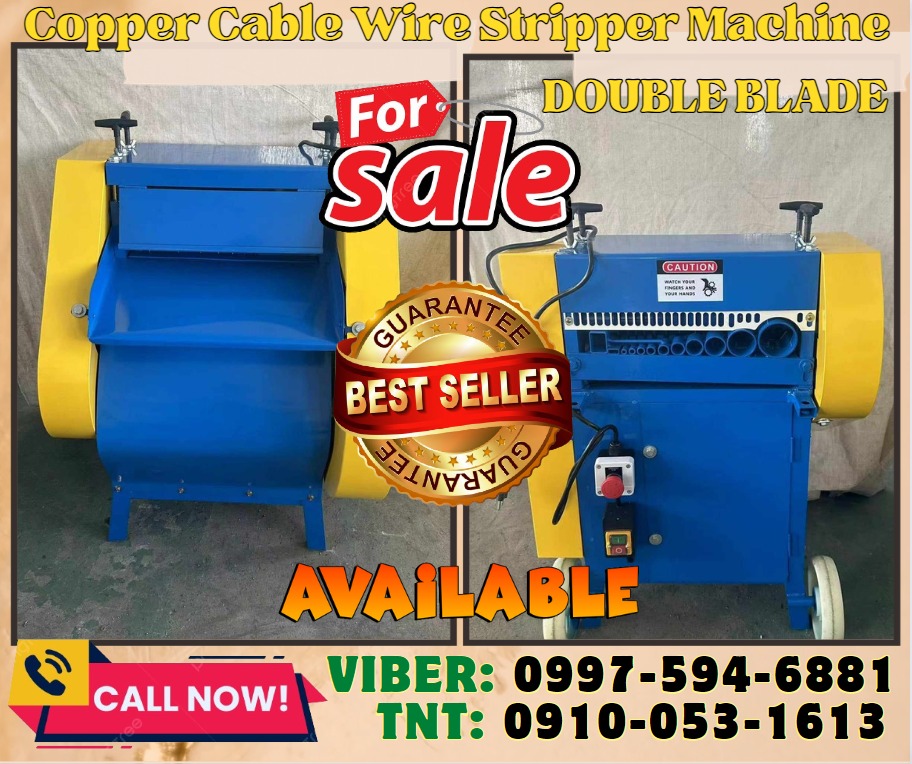 Double Blade Cable Wire Stripper Machine For Sale Today, Commercial ...