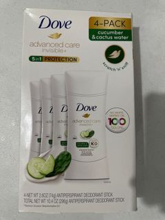 Dove Advanced Care Invisible Deodorant Antiperspirant for Men & Women from US