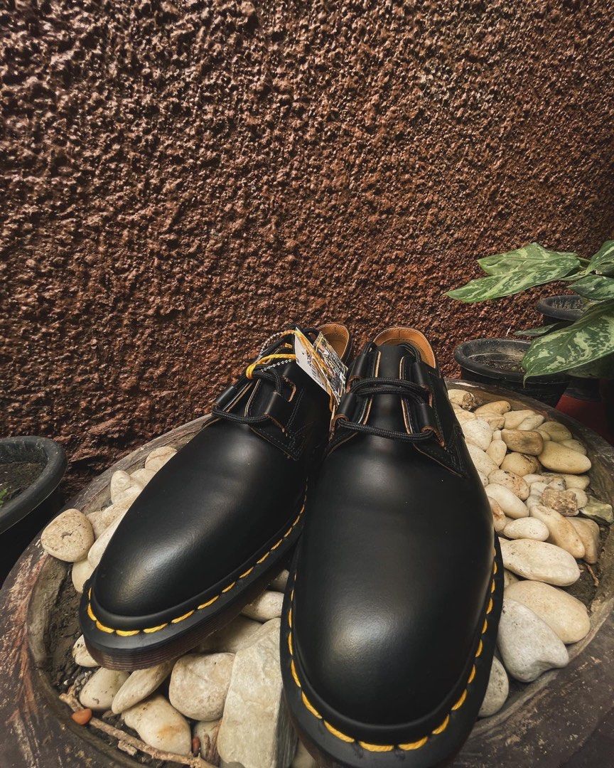 1461 ghillie leather oxford shoes top