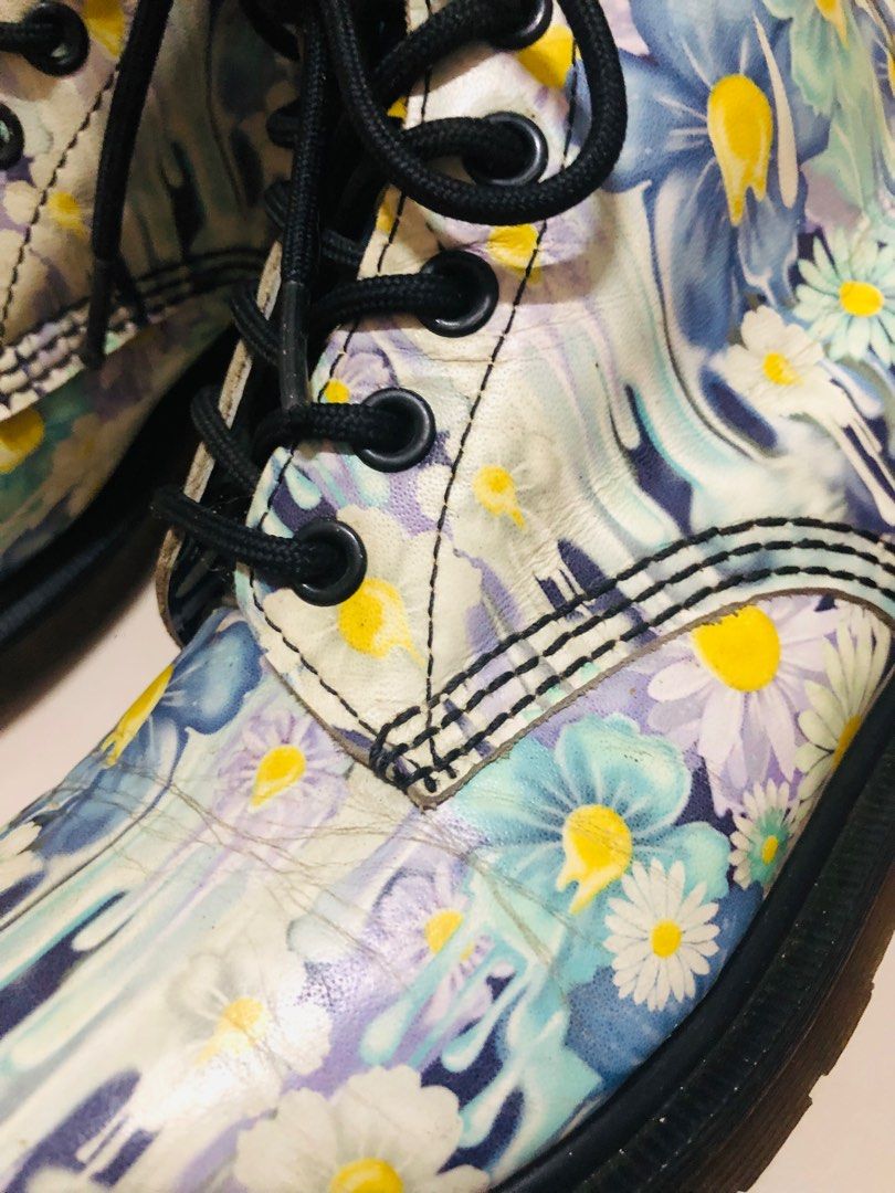 Dr martens slime floral pascal sales