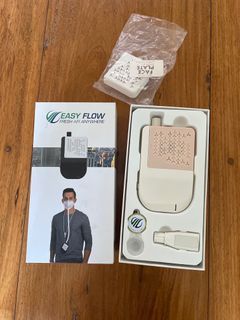 Easy Flow Manila Personal Air Filtration System in Pink and White with extra Face Plate [SUPER SALE BRAND NEW]