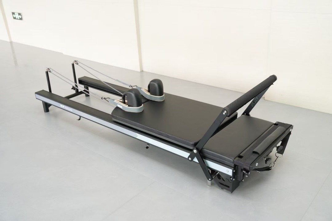 ELINA PILATES DOMO REFORMER TELESCOPIC FOLDING REFORMER BN READY STOCK,  Sports Equipment, Exercise & Fitness, Cardio & Fitness Machines on Carousell