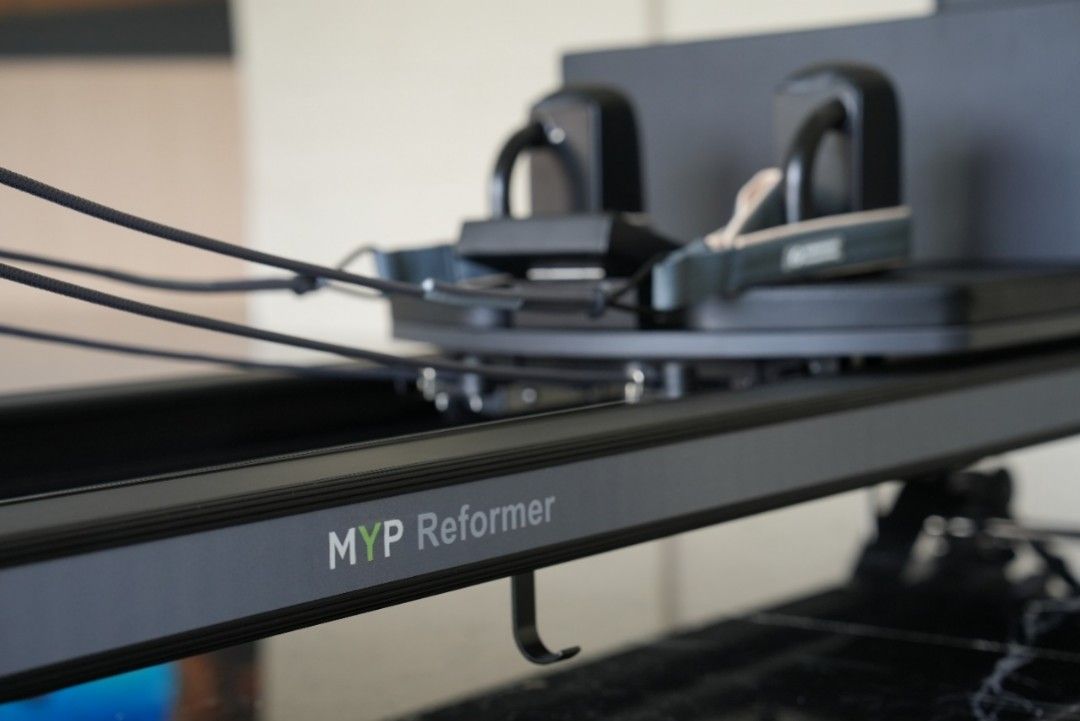 ELINA PILATES MYP Reformer BN Limited Edition (Category: Cardio & Fitness Machines) located in Singapore. Submitted by pilatesokyz (Listing ID 1272979704, Image 2). Description: PRE ORDER only. 1 MONTH LEAD TIME PRICE INCLUDES DELIVERY AND ASSEMBLY ON SITE DESCRIPTION MYP : Mind-Body Pilates Experience unparalleled durability in studio settings with robust vinyl upholstery and dense EVA foam, ensuring enduring comfort and precise proprioceptive f
